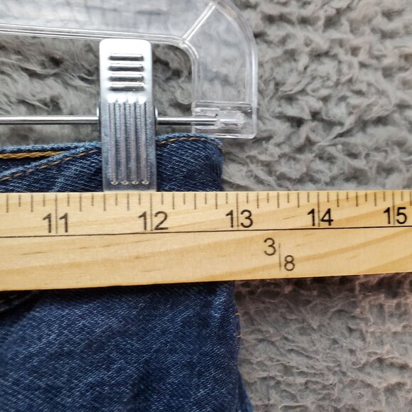 Levis Jeans Womens 25 Blue 501 Original Fit High-Rise Straight-Leg Cotton Denim - Picture 7 of 11